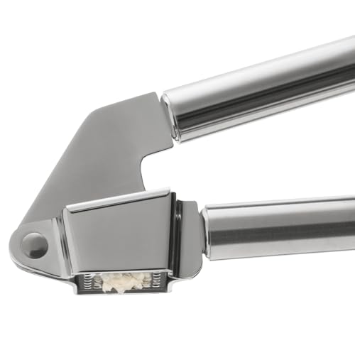 WMF Profi Plus Knoblauchpresse Edelstahl 17,5 cm, Cromargan Edelstahl teilmattiert, Knoblauchpresse spülmaschinengeeignet thumbnail 3