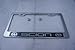 Scion Chrome Stainless Steel License Plate Frame w/ Carbon Fiber Style Letter