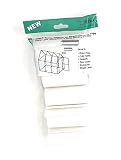 HD White Snap Clamp 1-1/4 Inch X 4 Inches Wide for 1-1/4 Inch PVC Pipe 10 Per Bag