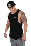 YoungLA Tank Tops for Men Long Summer Muscle Shirt Bodybuilding Gym Athletic Fitness Workout Training Sports 307