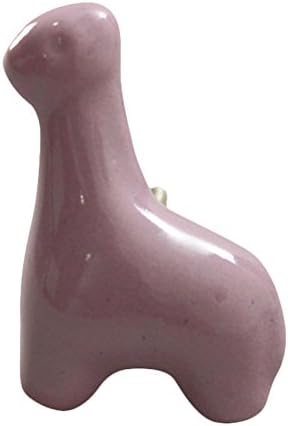 Pinch of Pretty 3 cm Ceramic Giffy Giraffe Knob (Purple)