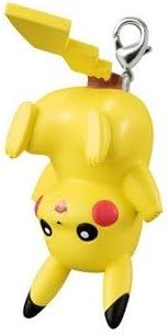 Bandai Pokemon Sun &amp; Moon Linking Keychain and Clasp Hanging Mascot Figure 1.5" - Pikachu (clasp)