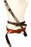 Cosplaysky Halloween Pirate Costume Pirates The Caribbean Jack Sparrow Belt (3pcs)