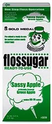 Beach Cities Wholesalers Cotton Candy Flossugar - Sassy Apple - 3.25 lb carton (1 count)