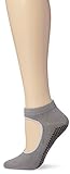 Womens Yoga Socks Mary Jane Bella with Grips S/M Non Slip Ankle Socks