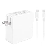 HUSAN 87W USB-C Power Adapter Compatible for MacBook Pro 15 Inch with USB-C Cable Power Supply Cord