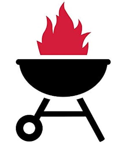 Autocollant Mural Tulup - Décor Cuisine Moderne Cartoon Grill - PVC Vinyle 50x100 Cm