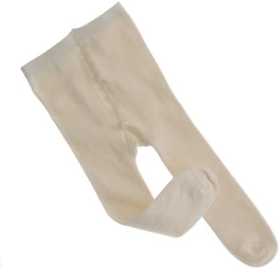 NaturaPura Organic Cotton Baby Tights, Ecru, size 0/1 mo