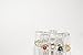 USA Handmade Hardened Pyrex Glass Cigarette Holder with Colorful Anti-Roll Dot