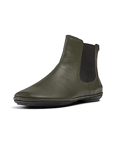 Camper Women's Right Nina Chelsea boots, Red Leather, 2 UK