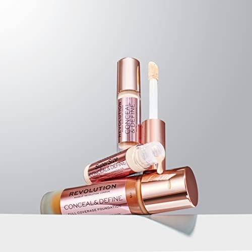 Makeup Revolution, Conceal & define, Fond de Teint, F1, 23ml