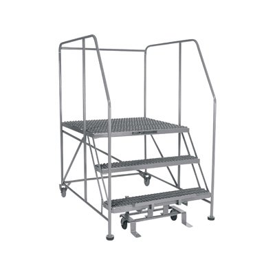 Cotterman Rolling Work Platform - 800-Lb. Capacity, 36in. x 36in. Work Platform, 3 Step, Model# D055003804