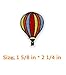 20 Pcs Random assorted 3-10cm Iron On Embroidered Applique DIY Decoration Patch Set - Hamburger French Fries Ice Cream Fruit Pineapple Cherry Strawberry Milk Balloon Banana Cocktail Donut Patch