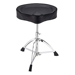 AW Saddle Drum Throne Drummer Stool Round Seat