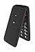 Plum Flipper - Unlocked GSM Flip Phone Big Screen Big Keypad FM Radio Camera Flash Light Tmobile MetroPCS Simple Mobile Straight Talk - Black