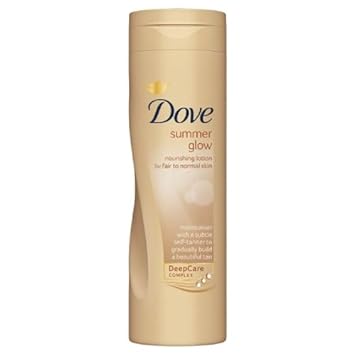 Dove Summer Glow Nourishing Body Lotion Fair To Normal Skin- - Pack Of 4