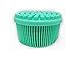 Bath & Shower Loofah Brush by Lotus Ana Essentials, 2 in 1 Face & Body Gentle Scrub Skin Exfoliation, Massage Nubs Improve Cellulite. Better Body Scrubber than Wash Cloth, Pouf or Mitt. 100% Silicone
