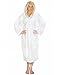 Arus Womens Hooded Classic Turkish Cotton Bath Robe White, Large-X-Large