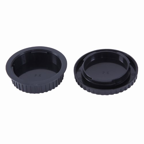 UPC 604888900904, Movo Photo Lens Mount Cap and Body Cap for Pentax DSLR Camera