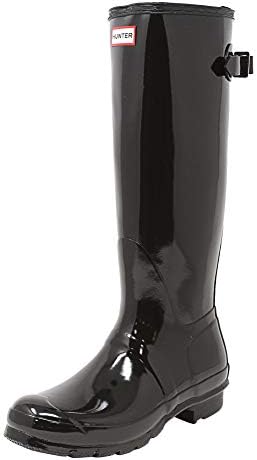 womens hunter boots matte black