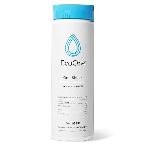 EcoOne Hot Tub Chemical Maintenance & Supply Kit Spa Shock & Conditioner Kit Contains