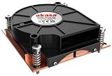 Akasa AK- CPU Cooler Low Profile 1U LGA 1700 Socket view 2