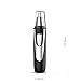 Nose & Ear Hair Trimmer, LURBON Electronic Ear Nose Trimmer,Water Resistant, Stainless Steel Blades, and Battery-Operated (Black)