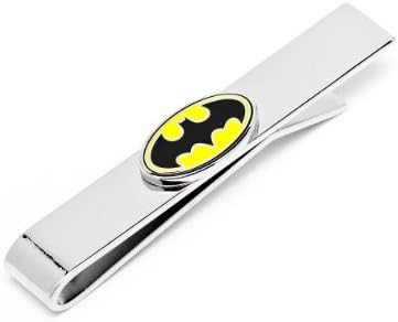 Officially Licensed Dc Comics Batman Logo Sliding Tie Bar In Batman Gift Box