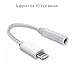 Coursin l044 Lightning Connector to 3.5 mm Aux Female Audio Jack Earphone Extender Jack Stereo for iPhone 7/7 Plus Support iOS 10.3 or Later