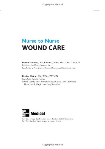 NURSE TO NURSE: WOUND CARE