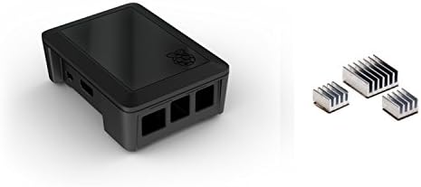 RaspberryPiCafe® Bundle: Raspberry Pi Model A+ / B+ Modular Case &amp; Aluminum Heat Sinks