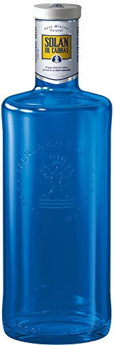 Solan de Cabras Spanish Still Mineral water Blue Glass Bottles Case of