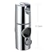 SODIAL- Replacement 25mm ABS Chrome Shower Rail Head Slider Holder Adjustable Bracket