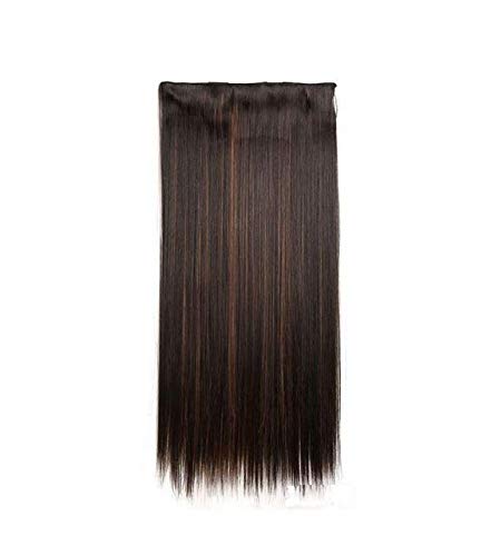 60cm Straight Hair Five Clamp Wig Piece A Seamless Five Card Hair