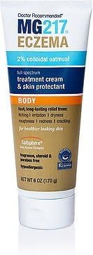 MG217 Eczema Treatment Cream for Body 6oz per Tube (2 Pack)