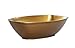 Party Dimensions Plastic Oval Luau Bowl – Set of 3 Gold Bowls