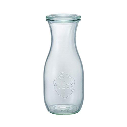 Set of SIX 530ml Weck Jars. German Made Classic Design. Model 764