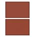 GASARÉ, Set of 2, Extra Large, Thick, Silicone Mats for Kitchen Counter, Heat Resistant Mats, Countertop Protector, Non-Slip, Easy to Clean, 25 x 17 Inches x 1.4mm, Brown