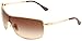 Ray-Ban Women's RB3466 Shield Sunglasses, Arista/Brown Gradient, 35 mm