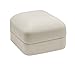 White Leatherette Ring Box