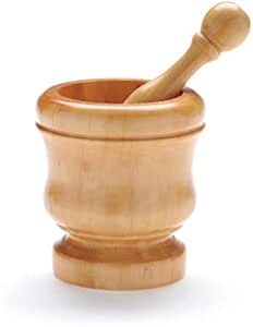 Compra DEMOLLI – Mortero pestasale/Hierbas con pilón Aliso 15 x 15 cm