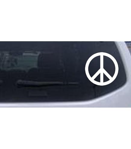 Calcomanía Vinilo Psicodélico Paz Auto Laptop Pared Ventana