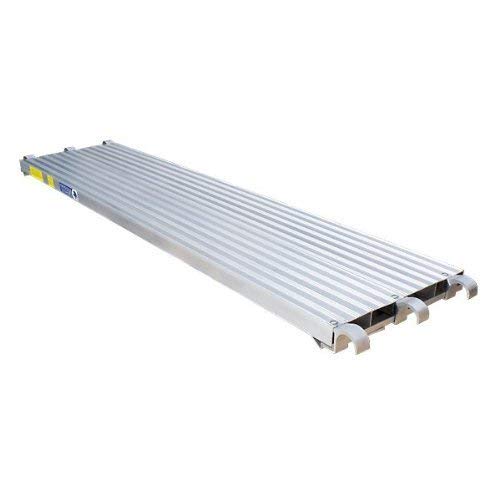 CBM Scaffold All Aluminum Deck 75 lb sper Sq. Ft. Rated 19-1/4" Wide by 7' Long - Thumbnail 2