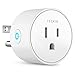 Smart Plug Mini Outlet Compatible with Amazon Alexa and Google Assistant, TECKIN Wifi Enabled Remote Control Smart Socket with Timer Function, No Hub Required,White, 1 pack