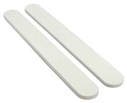 White 80/80 Washable Nail File 12 Pack