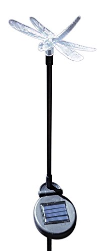 Solar Wholesale Black Pole Solar Garden Decor Stake Light (Dragonfly)