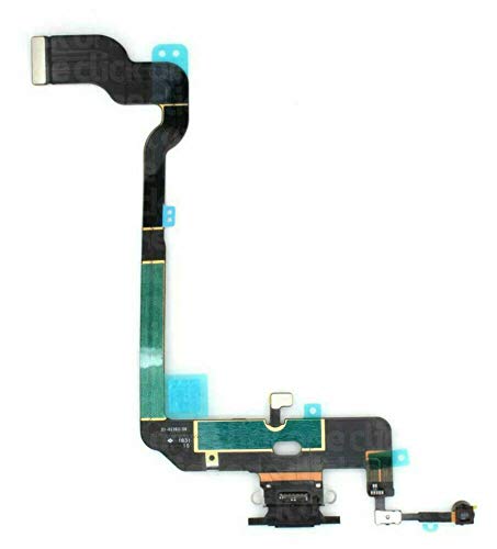 YuYue Charging Port Connector Headphone Flex Cable Replacement Compatible With iPhone XS Max 6.5" Black