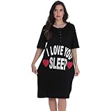 just love short sleeve nightgown sleep dress for women sleepwear Just Love - Brandclub - Just Love 4360-10003-L Short Sleeve Nightgown Sleep Dress for Women Sleepwear, Red