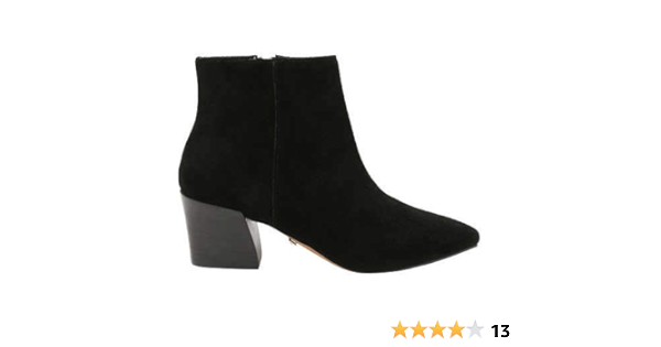 preete block heel bootie