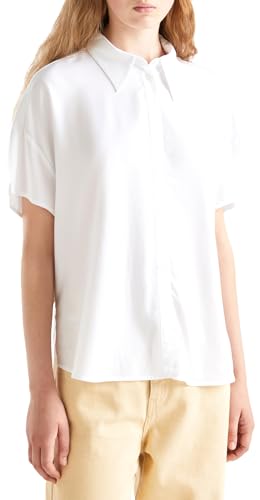 United Colors of Benetton Camisa 5wpwdq04s, Blanco Óptico 101, XS para Mujer